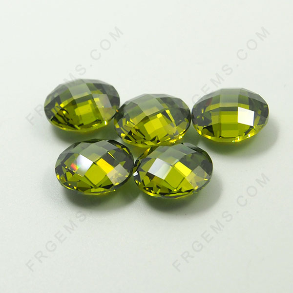 Checkerboard Double side turtle face Cubic Zirconia and Synthetic Gemstones China Suppliers