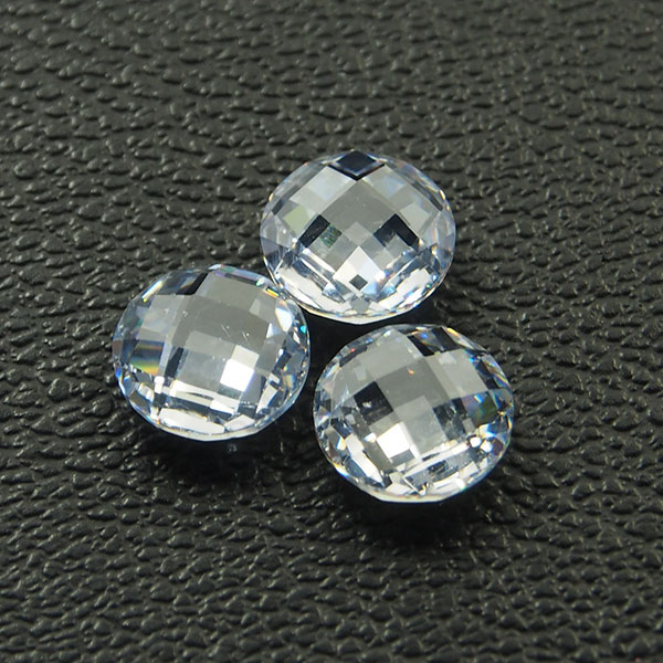 Checkerboard Double side turtle face Cubic Zirconia and Synthetic Gemstones China Suppliers