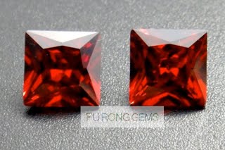 Loose-Cubic-Zirconia-Square-Princess-Garnet-Red-Colored-Gemstones