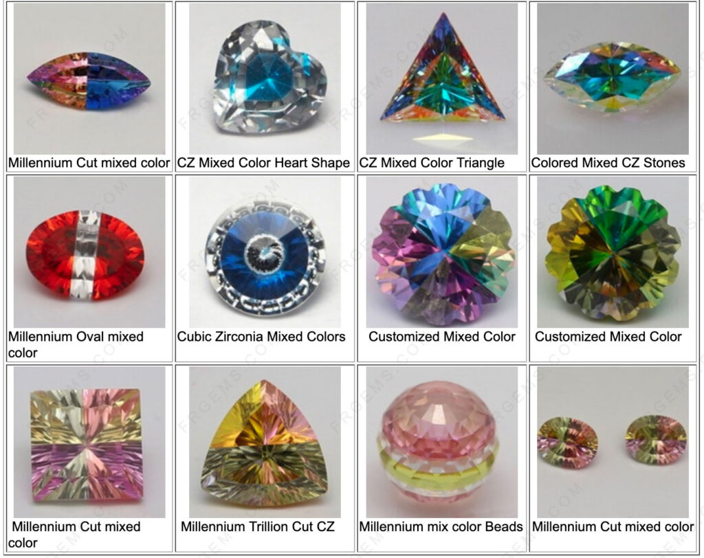 Cubic zirconia loose stones wholesale clearance
