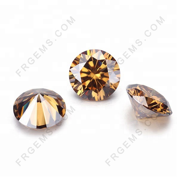 Moissanite-Champagne-Color-Gemstones-Supplier-China