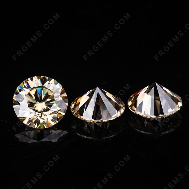 Moissanite-Champagne-Medium-Color-diamond-stone-Supplier-China