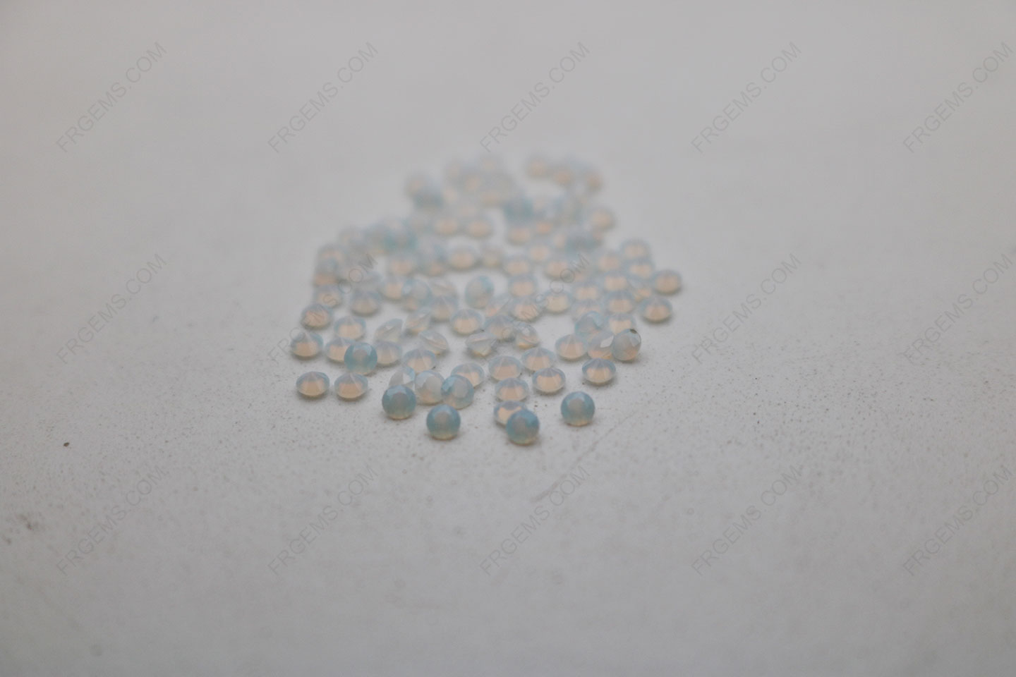 Nano Crystal Opal White Yellow 202# Diamond faceted cut 2mm stones IMG_4931