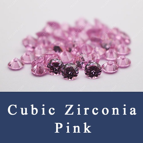 Cubic zirconia Pink Color Loose CZ Stones China Wuzhou Supplier and Wholesale