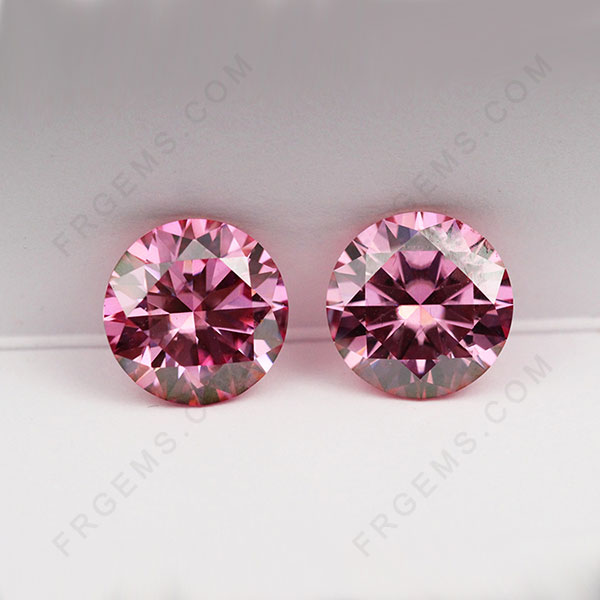 Loose Moissanite Pink Color Round and Popolar cuts Shapes Gemstones wholesale from China