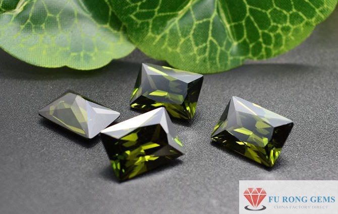 Retangle-Shape-Peridot-Cubic-Zirconia-Gemstones-China-wholesale-Suppliers