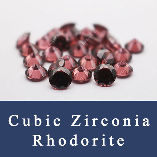 Cubic zirconia Rhodolite Color Smoky grey Gemstones China Suppliers and wholesale