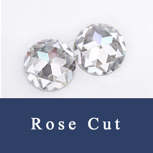 Rose Cut Loose Cubic Zirconia Synthetic Gemstones china supplier and wholesale