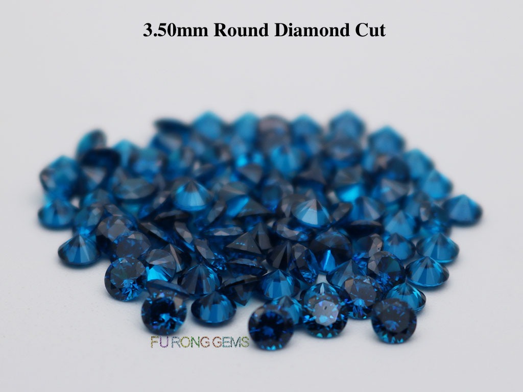 Swiss-Blue-Loose-CZ-Round-Diamond-cut-3.5mm-gemstones-for-sale