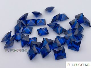 Synthetic-Blue-Spinel-113-Color-Square-Princess-Cut-Gemstones-China-Wholesale