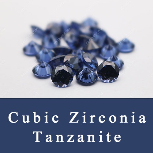 Cubic Zirconia Tanzanite blue Color CZ Loose gemstones China Wholesale and Supplier