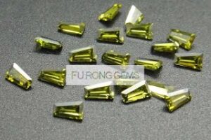 Tapered-Baguette-Cut-Cubic-Zirconia-Peridot-Colored-Gemstones