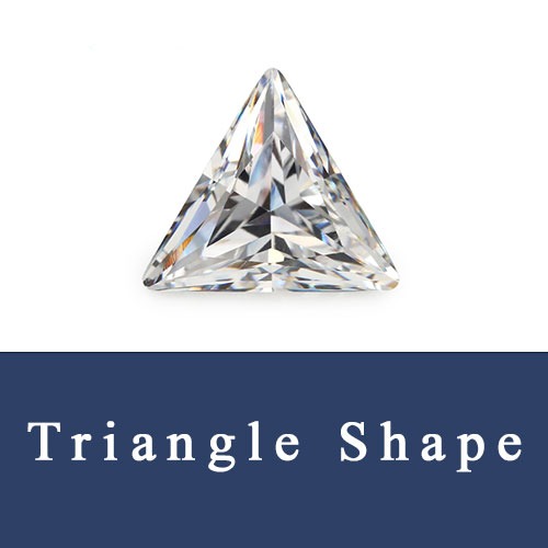 Triangle Cuts Cubic Zirconia and Triangle shaped Synthetic Gemstones  China Wholesale and Supplier