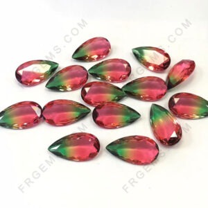 Glass-Watermelon-Tourmaline-BiColor-Gemstones-Supplier-China