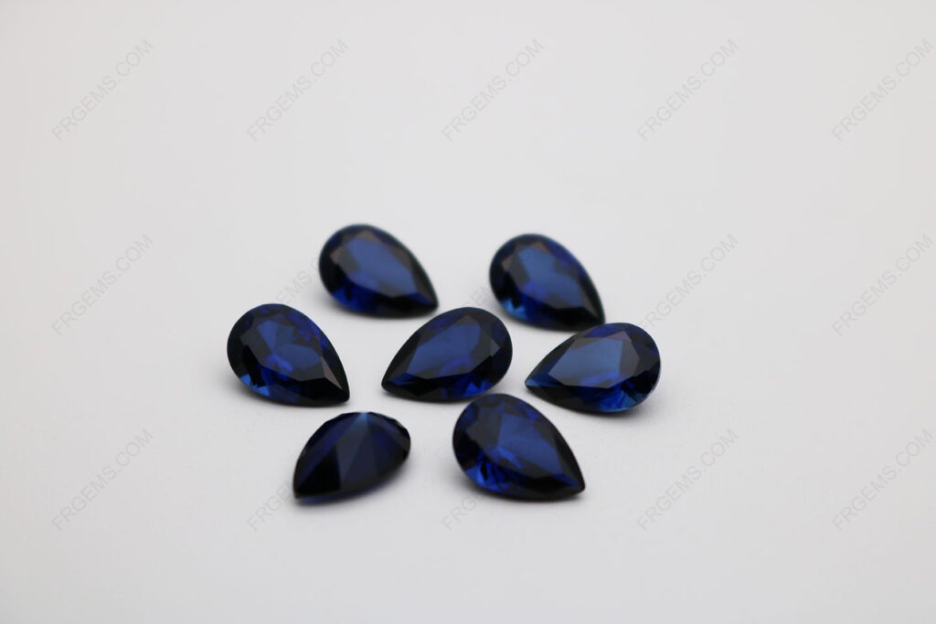 Corundum-Blue-Sapphire-34#-Pear-Shape-Faceted-Cut-7x10mm-stones-IMG_0929