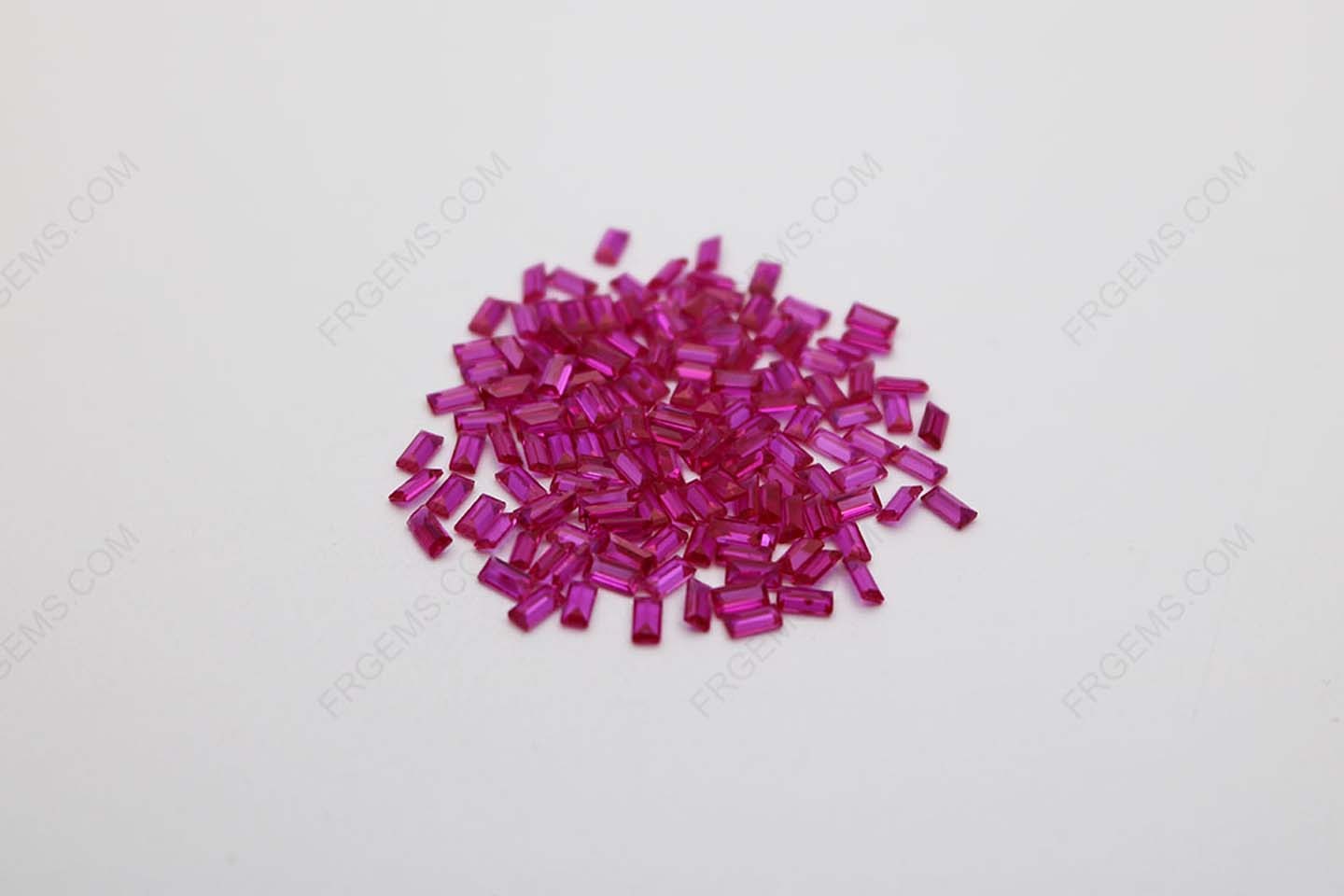 Corundum Ruby Red 5# Rectangle Shape Baguette Cut 2x4mm stones IMG_1086