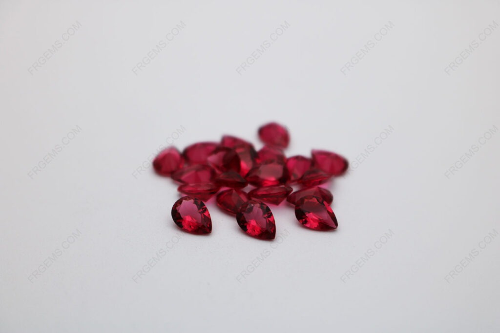 Corundum-Ruby-Red-5#-Pear-Shape-Faceted-Cut-7x5mm-stones-IMG_0620