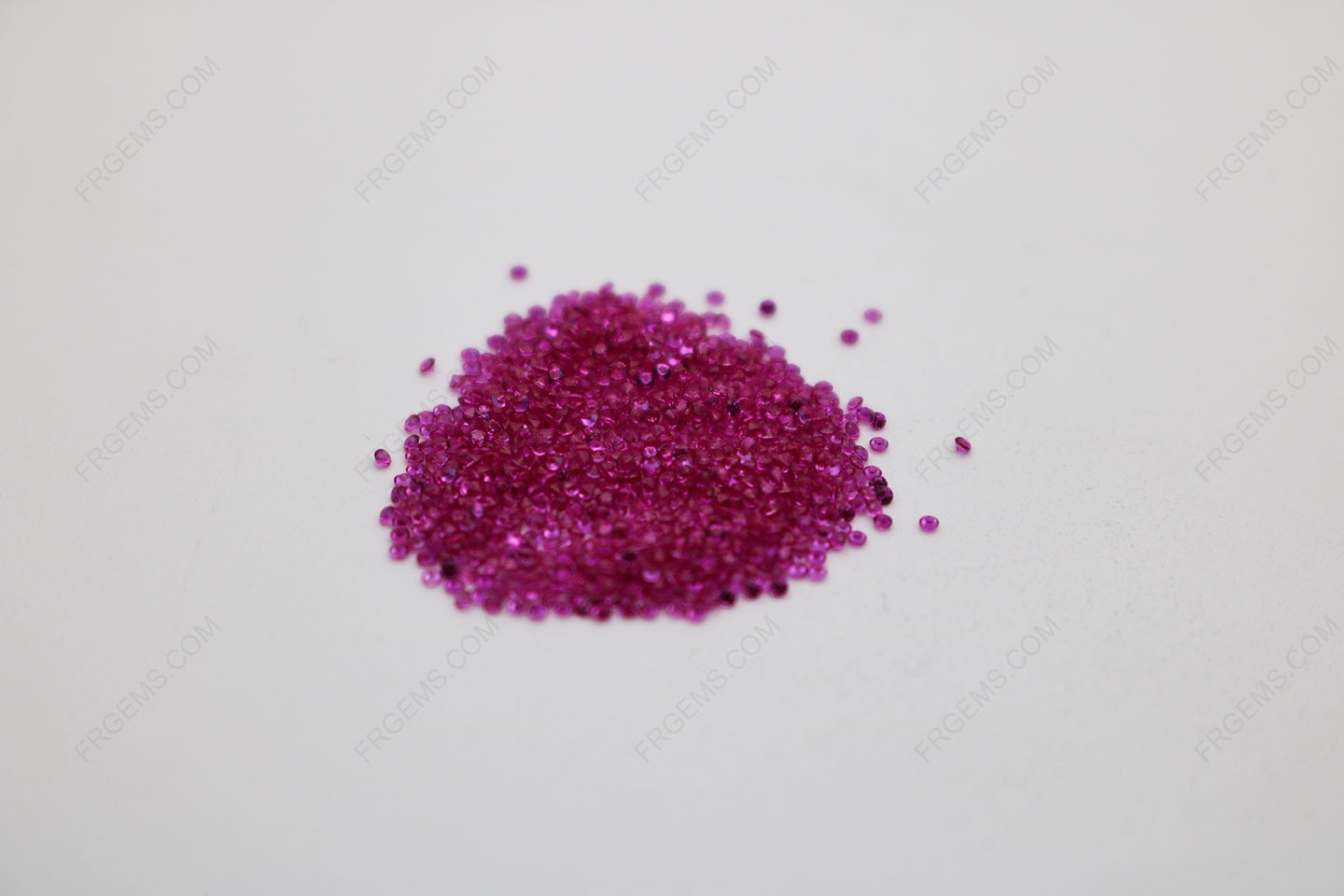 1.00mm Melee Small round Faceted Cut Loose Corundum Ruby Red 5# Gemstones wholesale