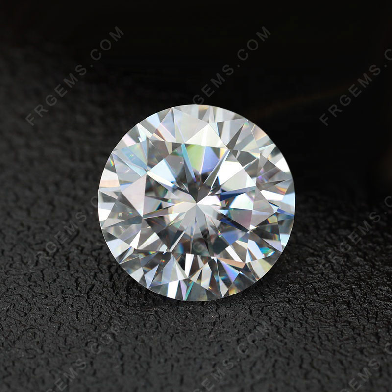 Loose Moissanite D EF color Round Shape faceted brilliant diamond cut gemstone wholesale from China Supplier
