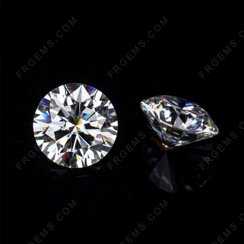 Loose Moissanite D EF color Round Shape faceted brilliant diamond cut gemstone wholesale from China Supplier