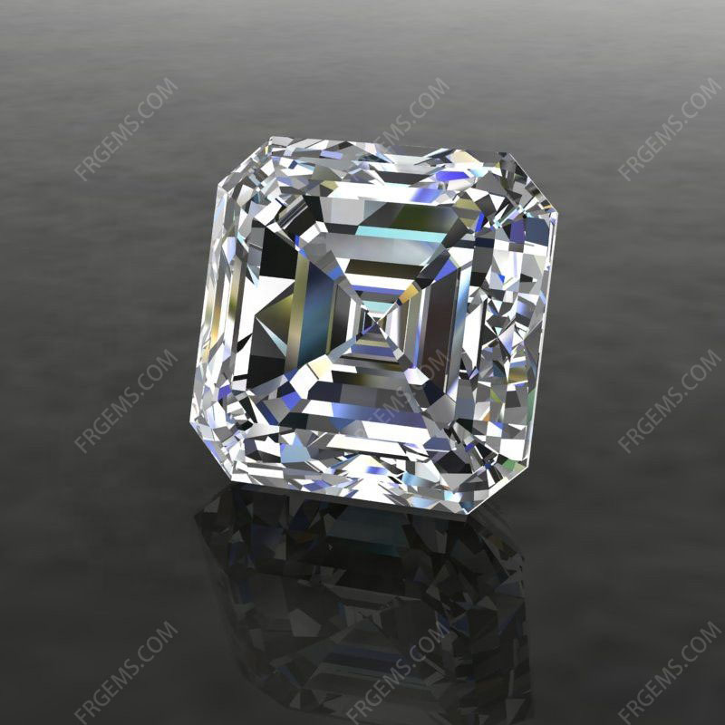 Loose Moissanite D EF GH Color Asscher cut gemstone wholesale from China Supplier