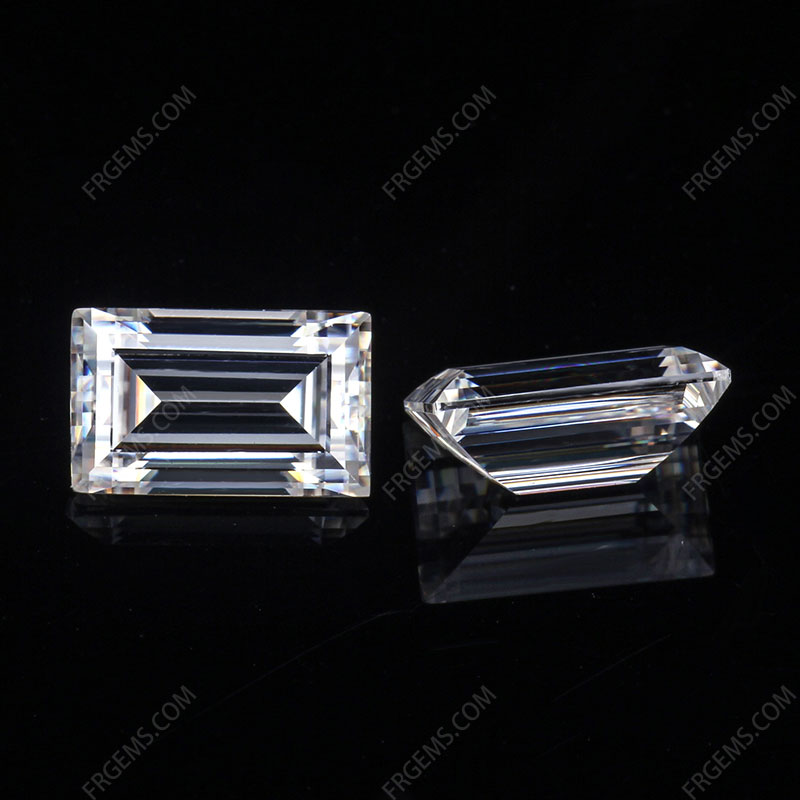 Loose Moissanite D EF Color baguette cut gemstone wholesale from China Supplier