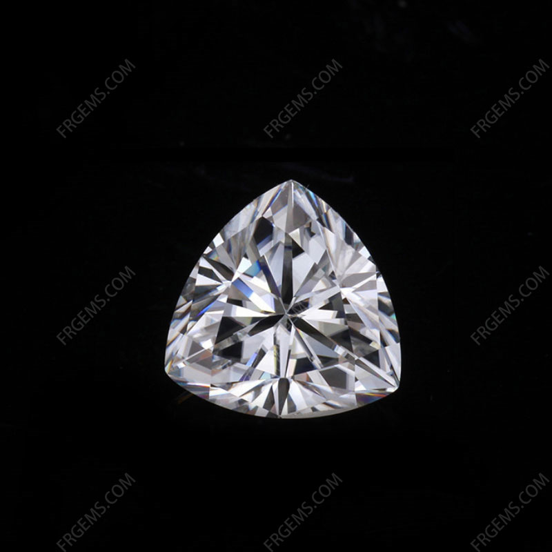 Loose Moissanite D EF color Trillion Shape faceted cut gemstone wholesale from China Supplier