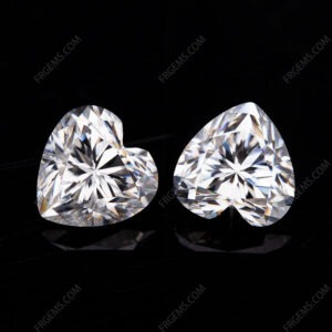 Loose Moissanite D EF color Heart Shape faceted cut gemstone wholesale from China Supplier