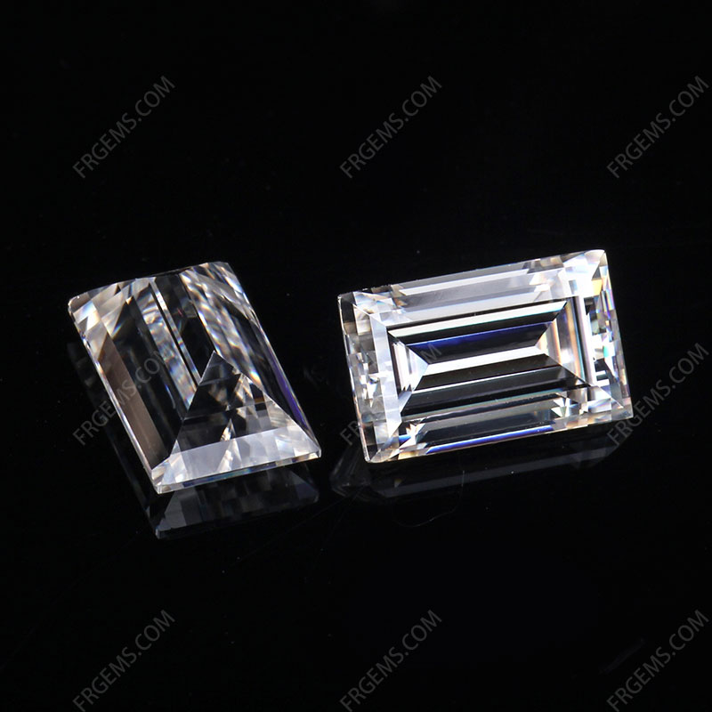 Loose Moissanite D EF Color baguette cut gemstone wholesale from China Supplier