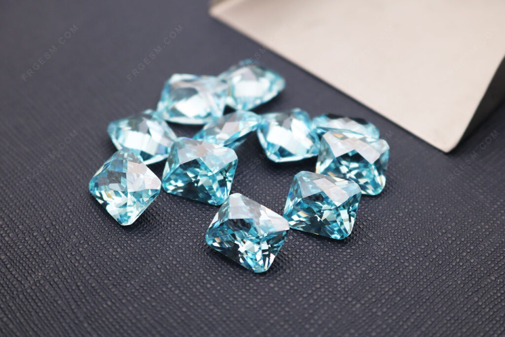 Loose-cubic-zirconia-CZ-Aquamarine-Blue-Color-Radiant-checkerboard-faceted-Gemstones-Wholesale-IMG_5162