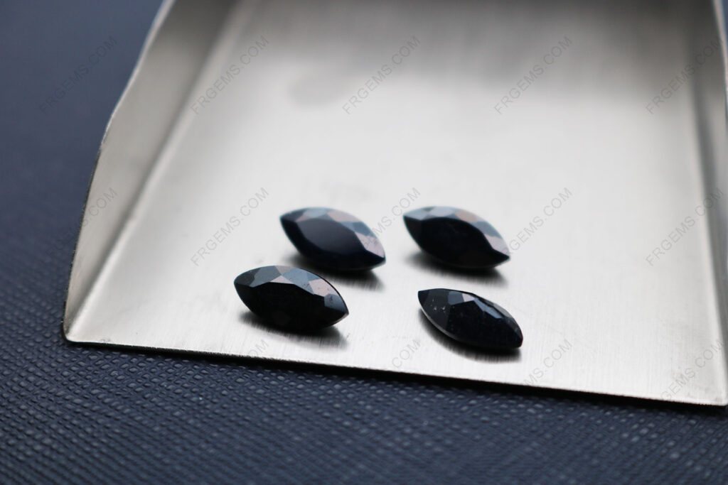 Natural-genuine-Black-sapphire-marquise-faceted-Gemstones-wholesale-China-IMG_5126