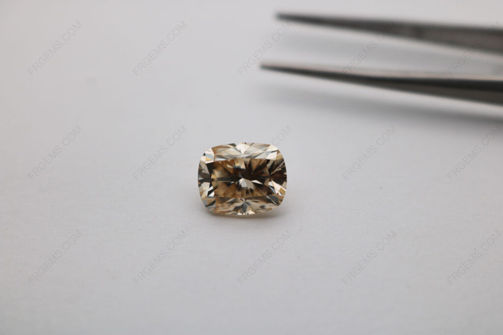 Loose-Moissanite-light-Champagne-Color-elongated-Shape-Faceted-Brilliant-Cut-10x8mm-stone-IMG_5359