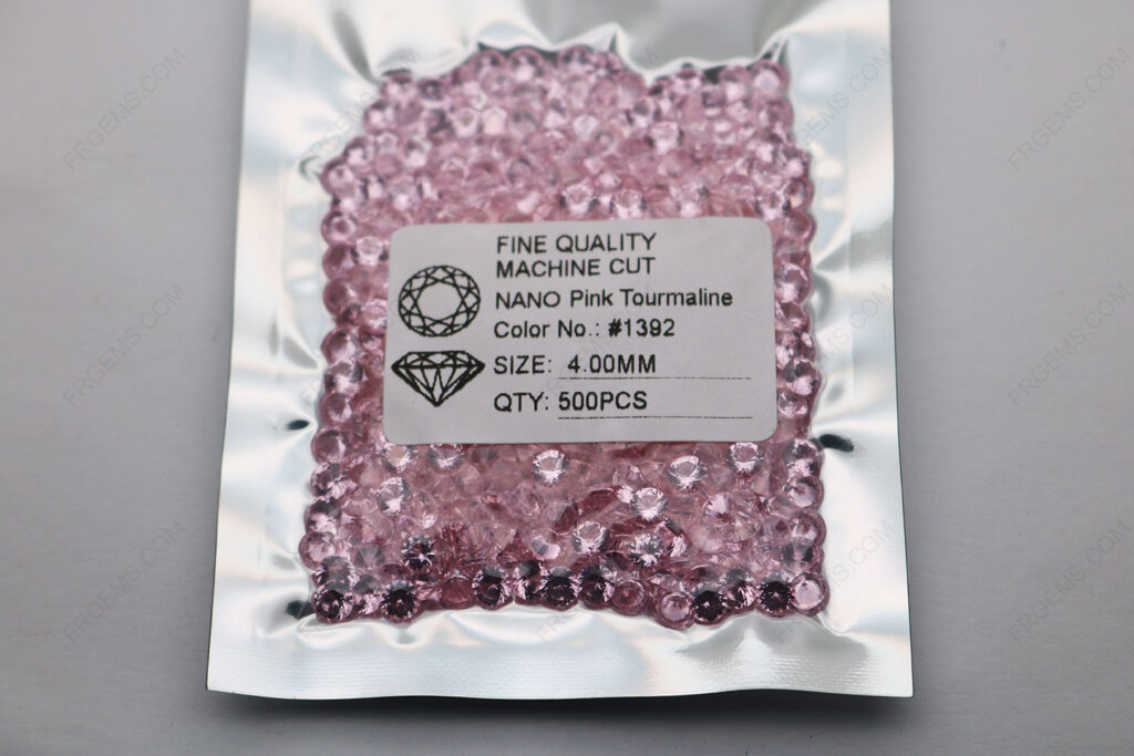Loose-Nano-Crystal-Pink-Tourmaline-#1392-Round-Faceted-cut-4mm-gemstones-IMG_5335