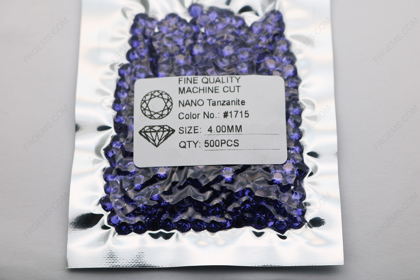 Loose Nano Crystal Tanzanite #1715 Round Faceted cut 4mm gemstones IMG_5339