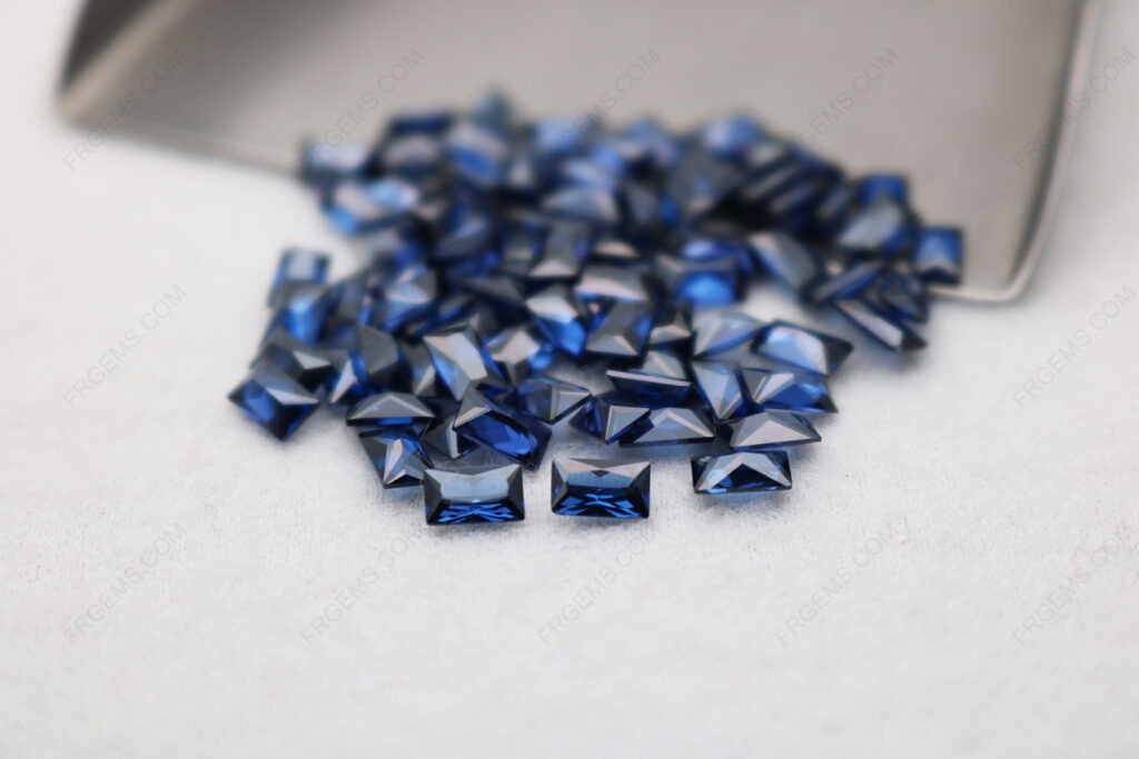 Rectangle-shape-princess-faceted-cut-birthstone-loose-Cubic-Zirconia-Dark-Tanzanite-color-gemstones-wholesale-China