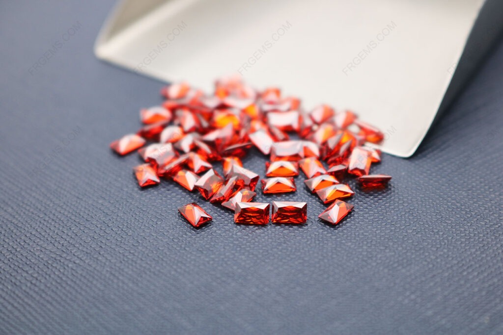 loose-Cubic-Zirconia-Garnet-Red-color-Rectangle-shape-princess-faceted-cut-birthstone-gemstones-wholesale