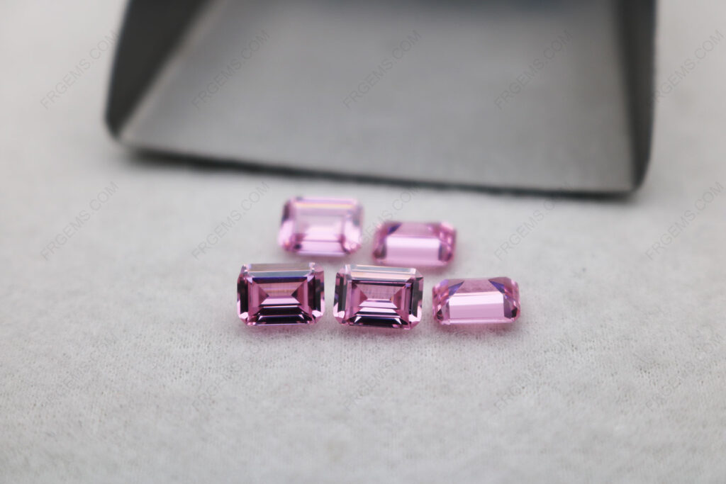 CZ-Pink-color-Octagon-Emerald-Cut-5x7mm-gemstones-CZ03-IMG_5478