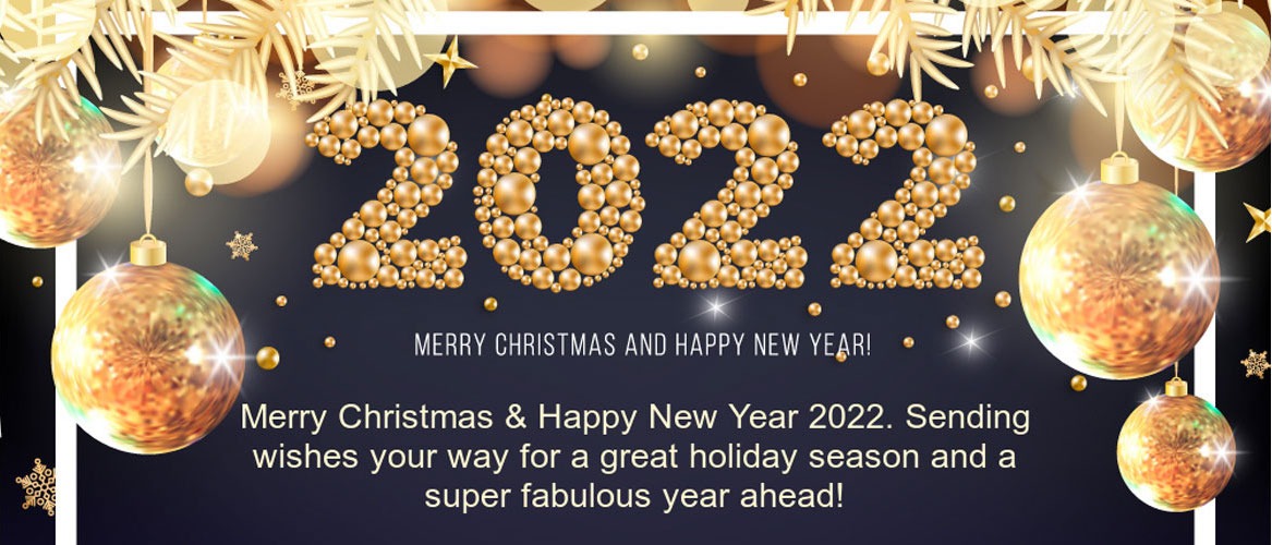 2021 Christmas Holiday & New Year Holiday Notice