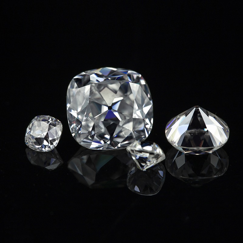 Antique Cushion cut Loose Moissanite D EF color Faceted cut gemstone wholesale online