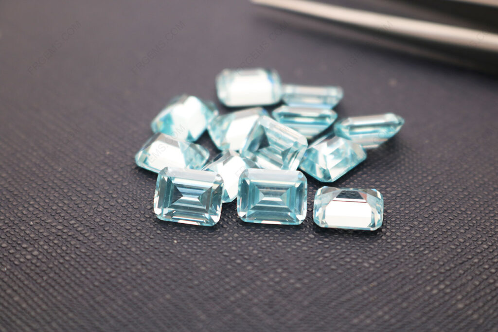 Cubic-Zirconia-Light-Aquamarine-Blue-Color-Octagon-shape-Emerald-cut-9x7mm-stones-IMG_5544