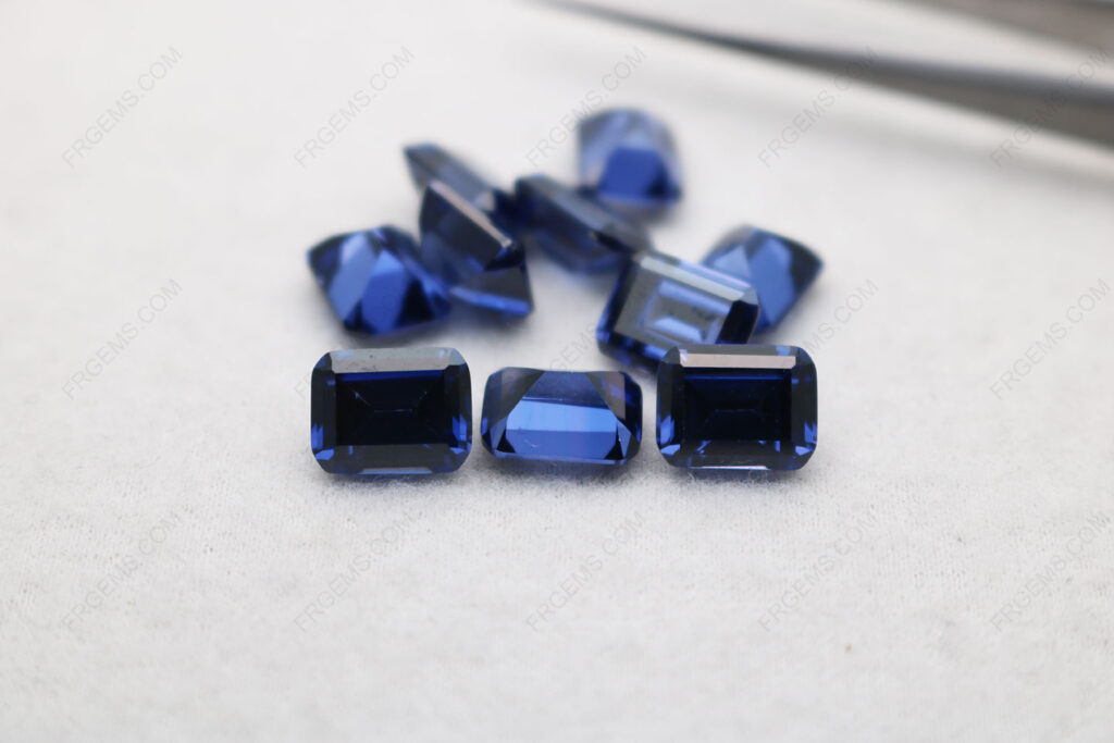Cubic-Zirconia-Tanzanite-Color-Emerald-cut-9x7mm-stones-IMG_5551