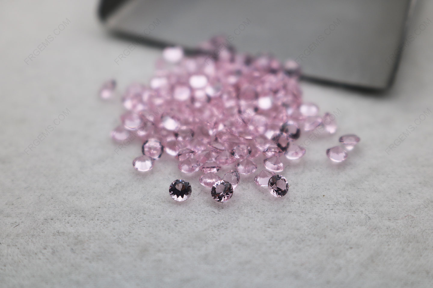 Loose Nano Crystal Pink Tourmaline Color #183 Round shape Faceted Cut 3.00mm gemstones IMG_5507