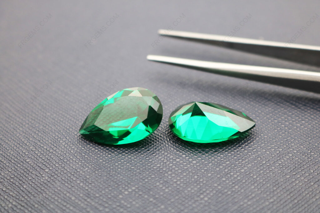 Loose-Nano-Crystal-Dark-Emerald-Green-#111-Pear-shape-Faceted-Cut-20x12.50mm-gemstones-IMG_5504