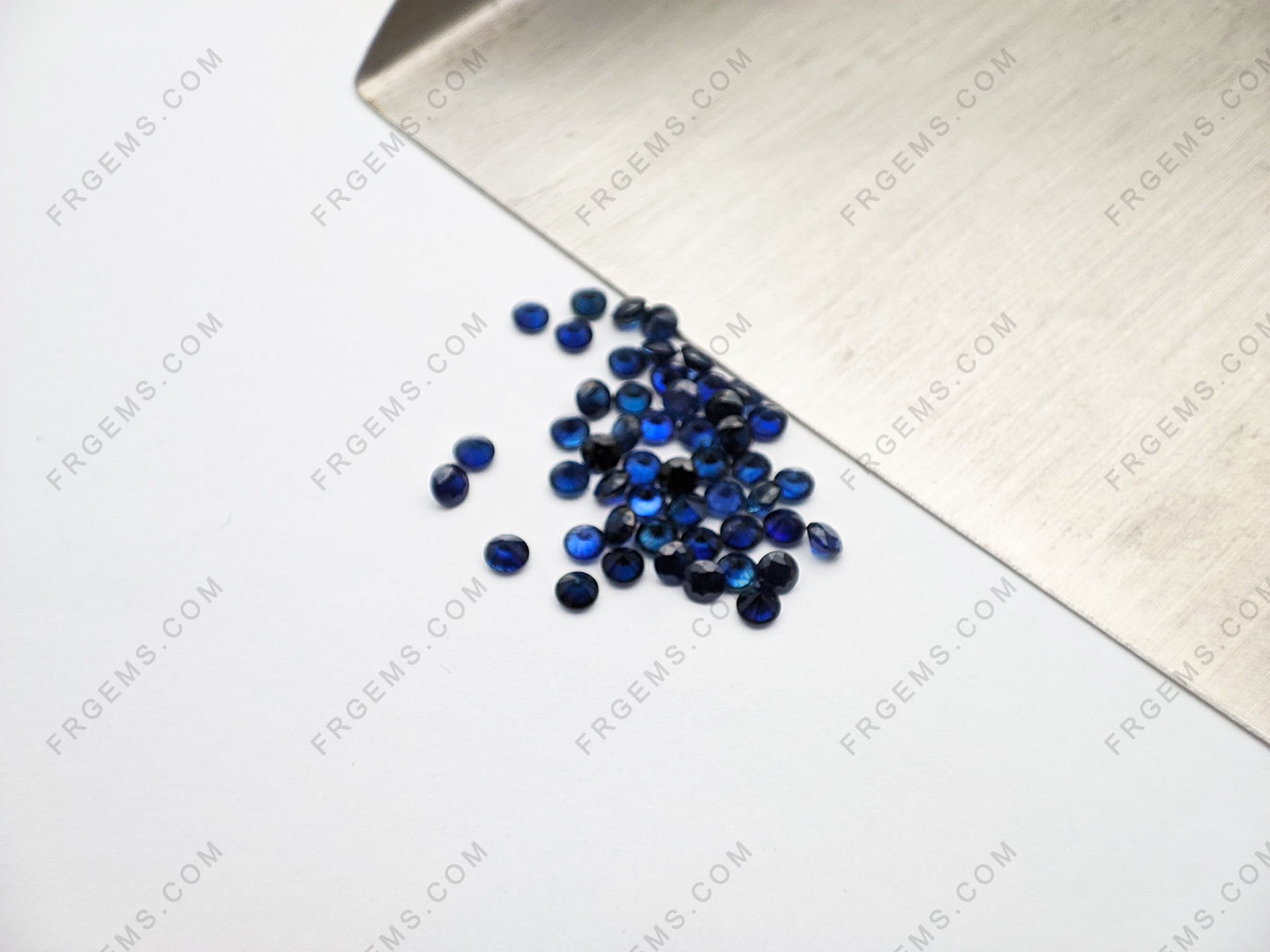 Loose Natural genuine Blue Sapphire Color Round faceted 2mm Gemstones wholesale from China Supplier