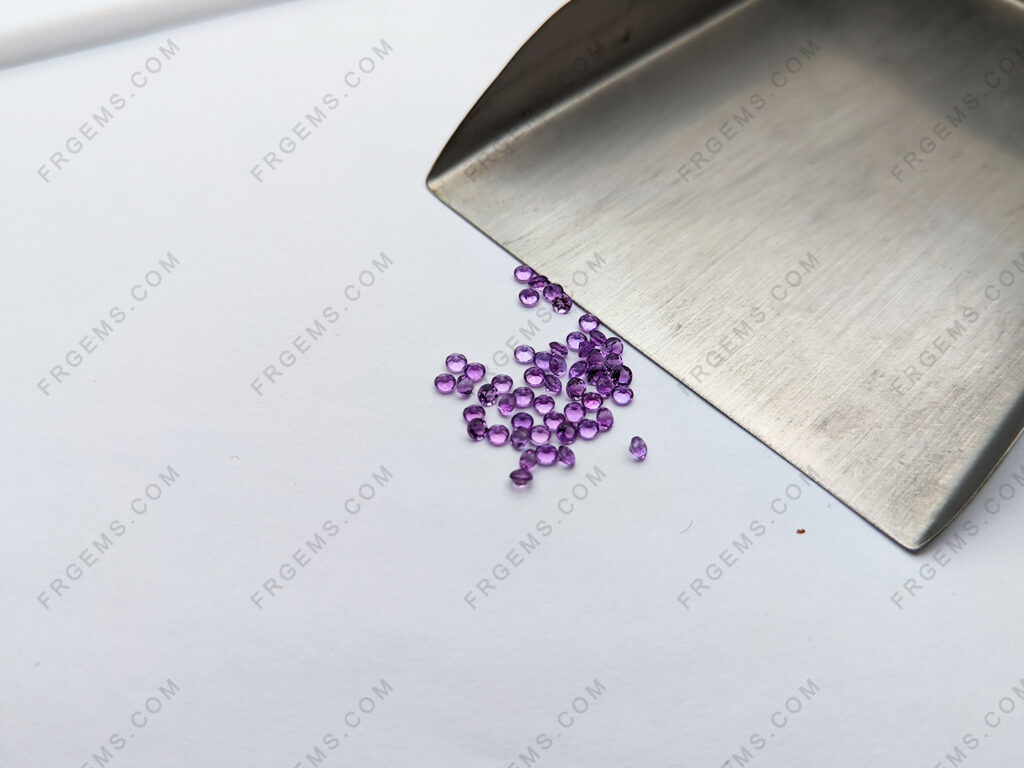 Semi-precious-genuine-Amethyst-South-Africa-Amethyst-Color-Round-faceted-2mm-Gemstones-supplier