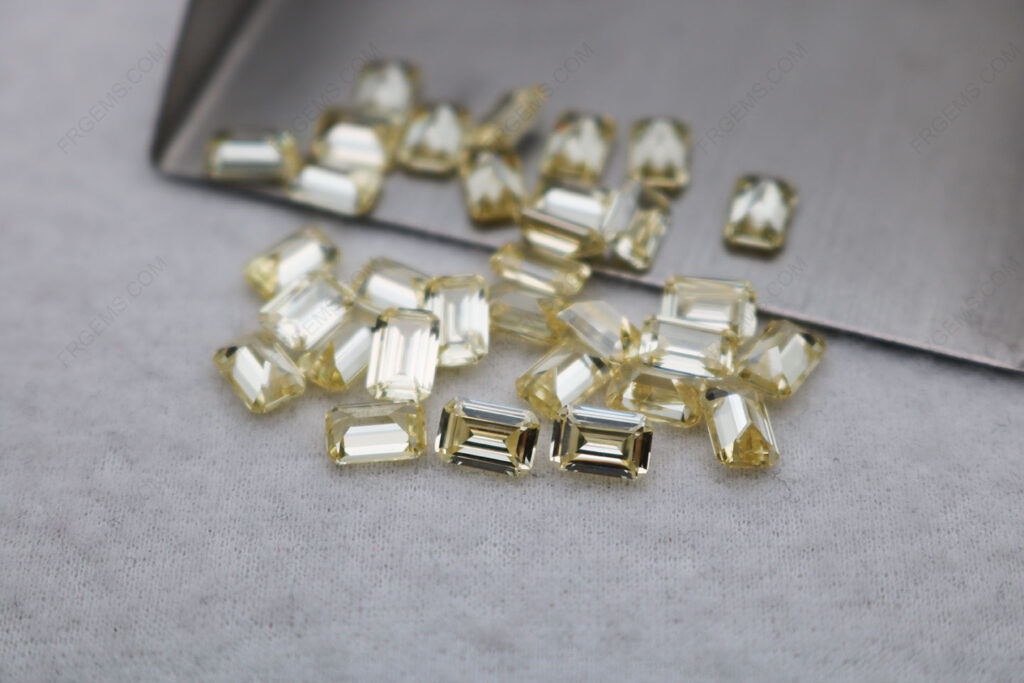 Cubic-Zirconia-Canary-Yellow-Octagon-Shape-Emerald-Cut-6x4mm-gemstones-CZ06-IMG_5694