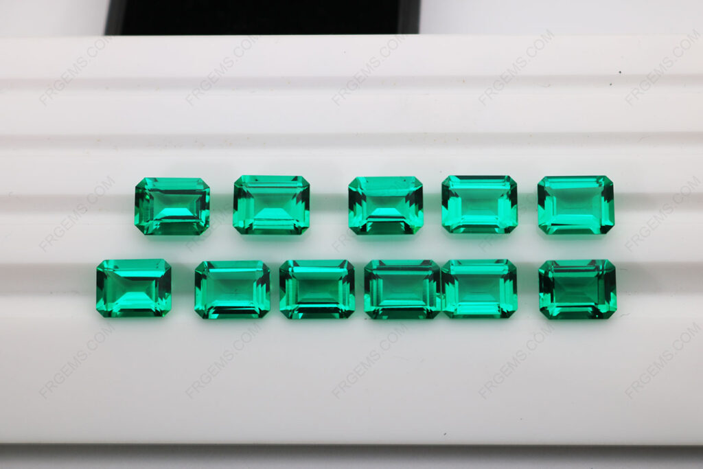 Lab-created-Emerald-Green-Colombian-Green-color-Octagon-Shape-Emerald-Cut-9x7mm-gemstones-IMG_5582