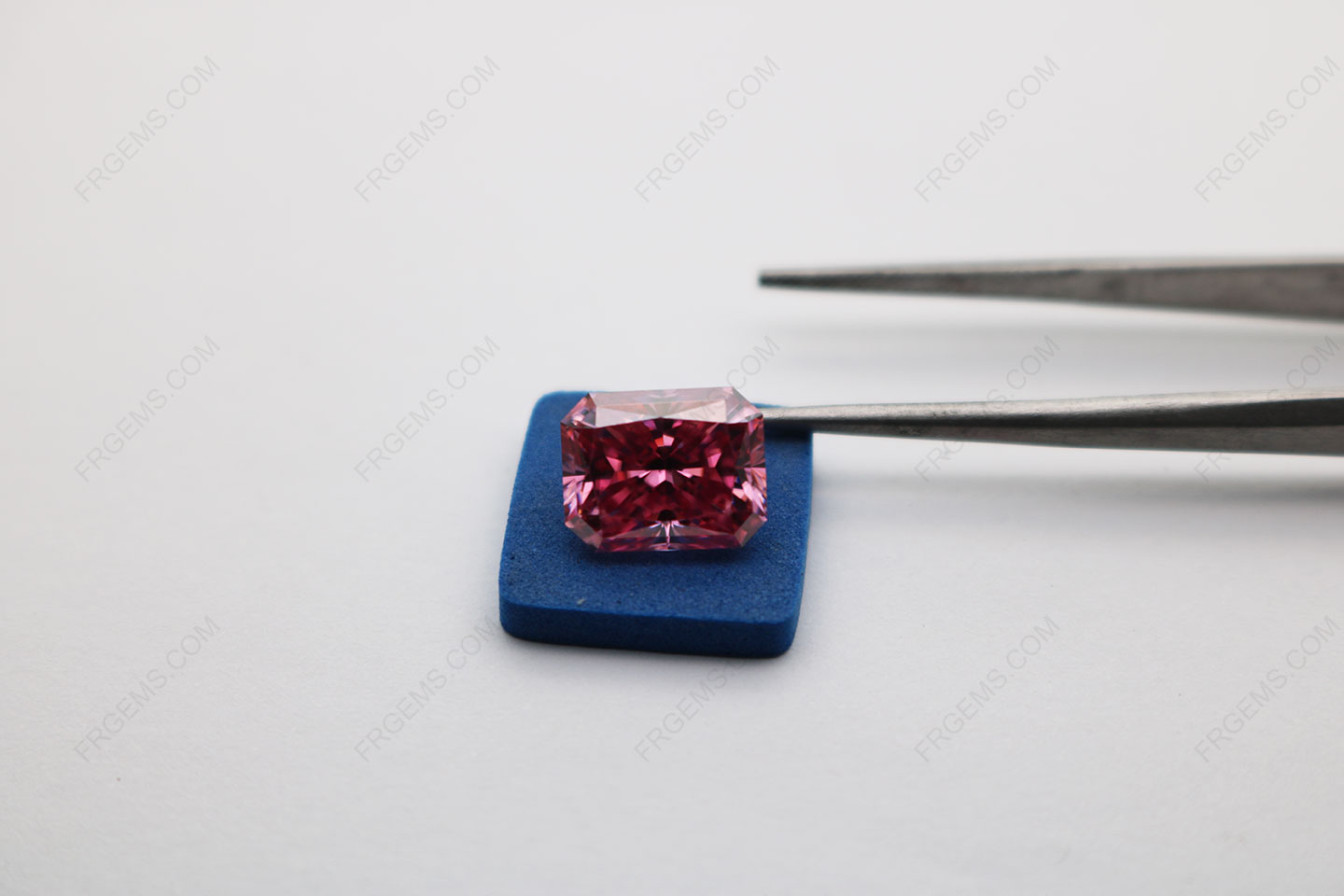 Loose Moissanite Pink Color Octagon shape Radiant Cut 10x8mm Gemstones