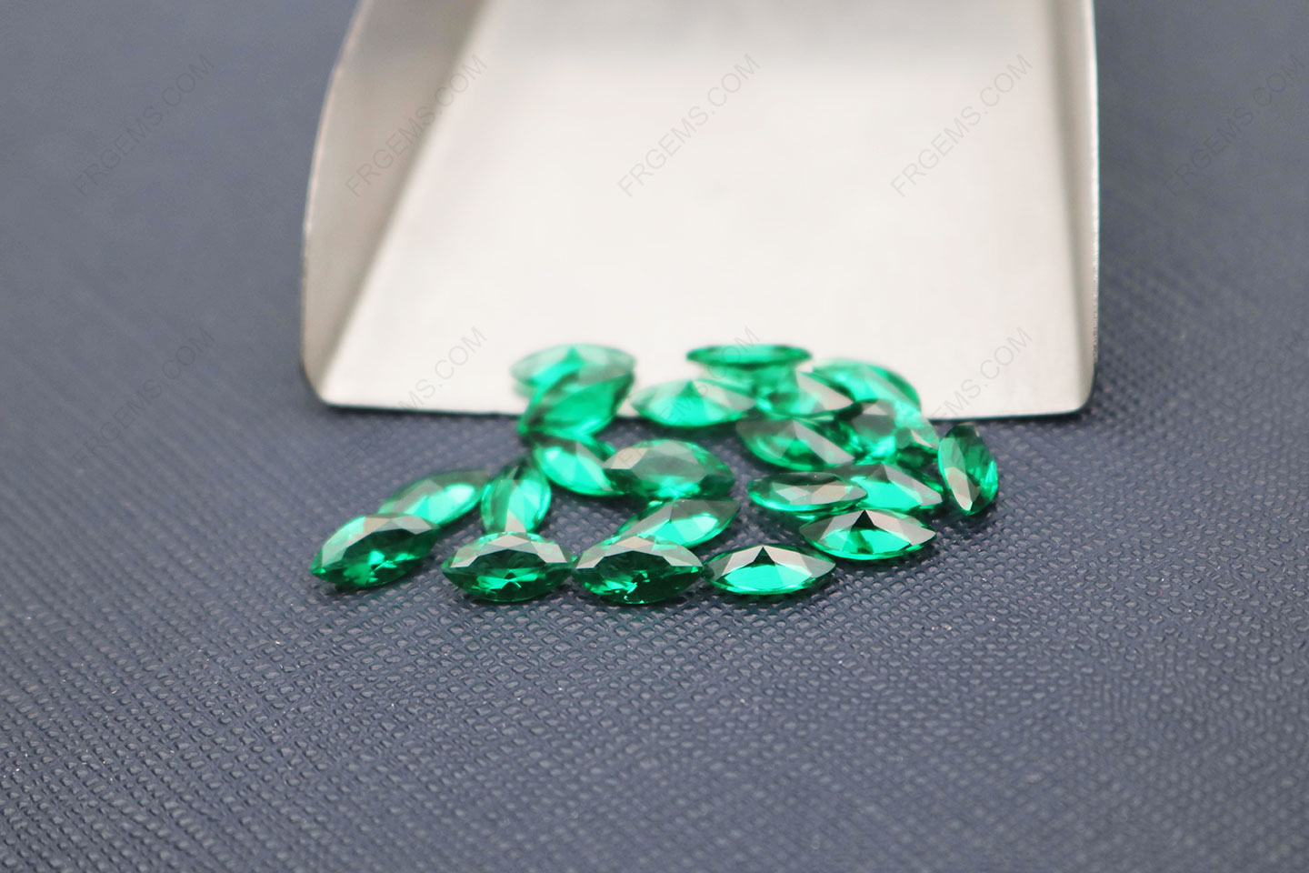 Wholesale loose Nano Emerald Green #112 Marquise Shape Faceted Cut 4x8mm gemstones