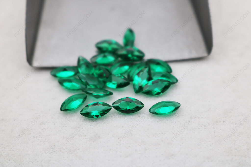 Nano-Emerald-Green-112-Marquise-Shape-Faceted-Cut-4x8mm-gemstones-IMG_6187